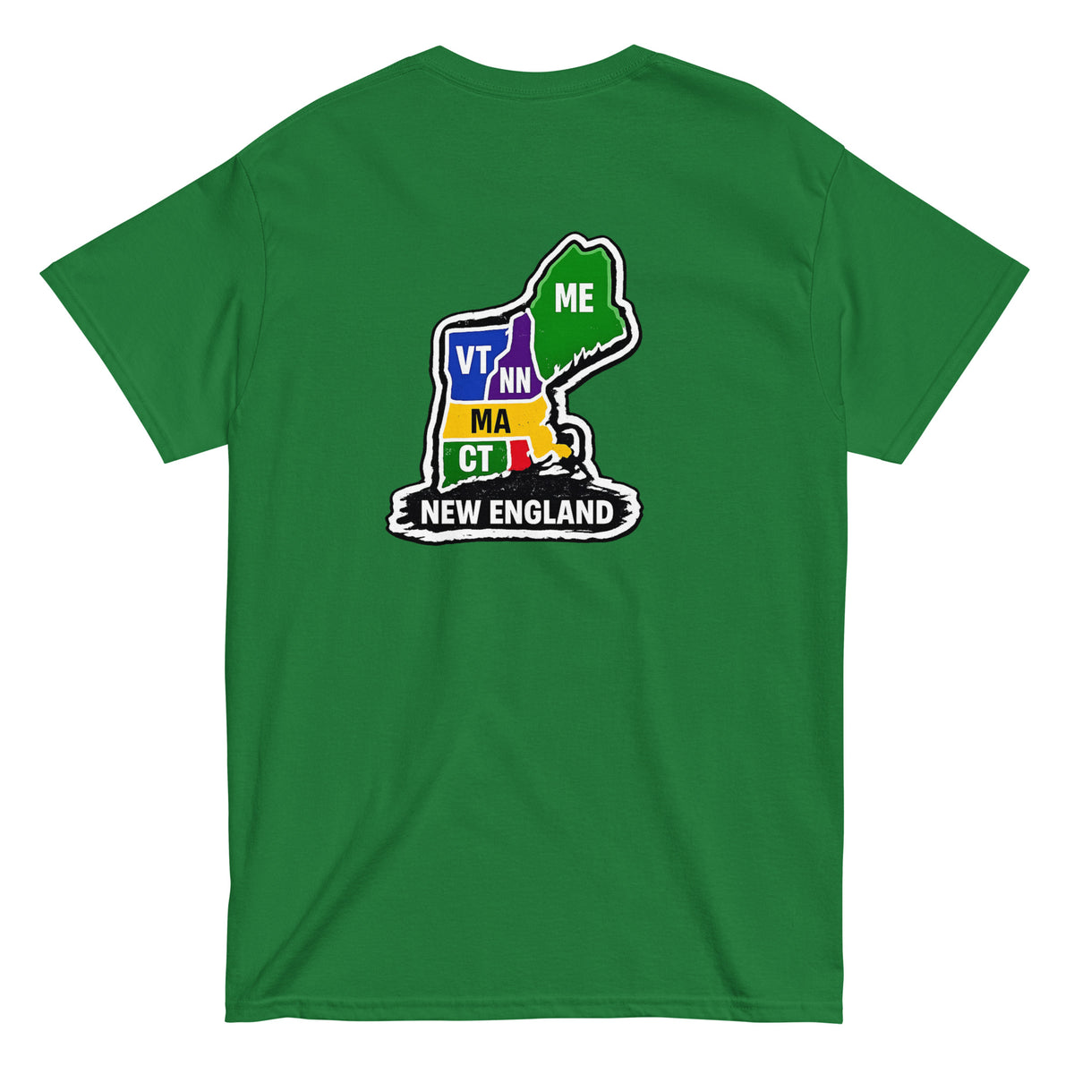 Only In Boston™ - Just a Kid From New England - Garden Green