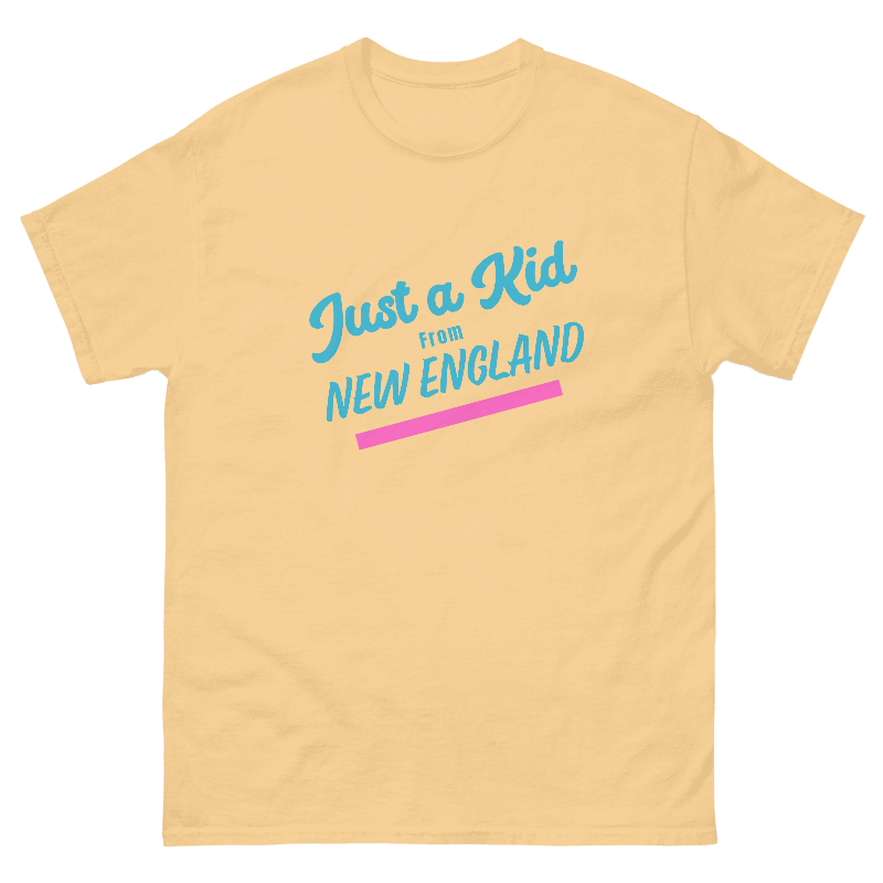 Only In Boston™ - Just a Kid From New England Signature - Autumn Yellow