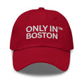 Only In Boston - City Life - Dad Hat - Baseball Red