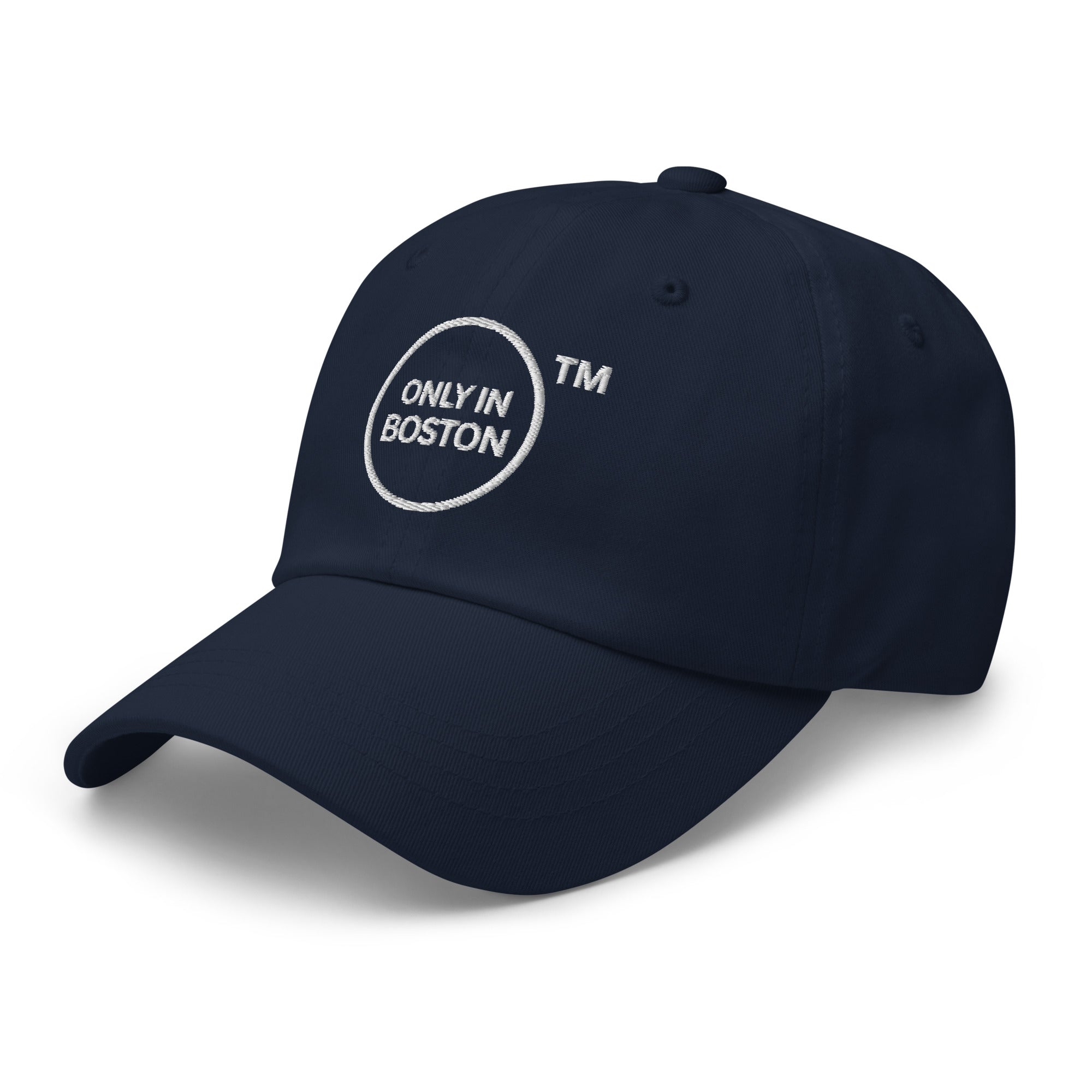 Only In Boston - Full Circle - Dad Hat - Kenmore Navy