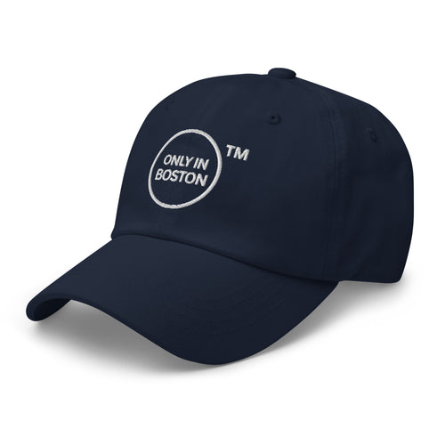 Only In Boston - Full Circle - Dad Hat - Kenmore Navy
