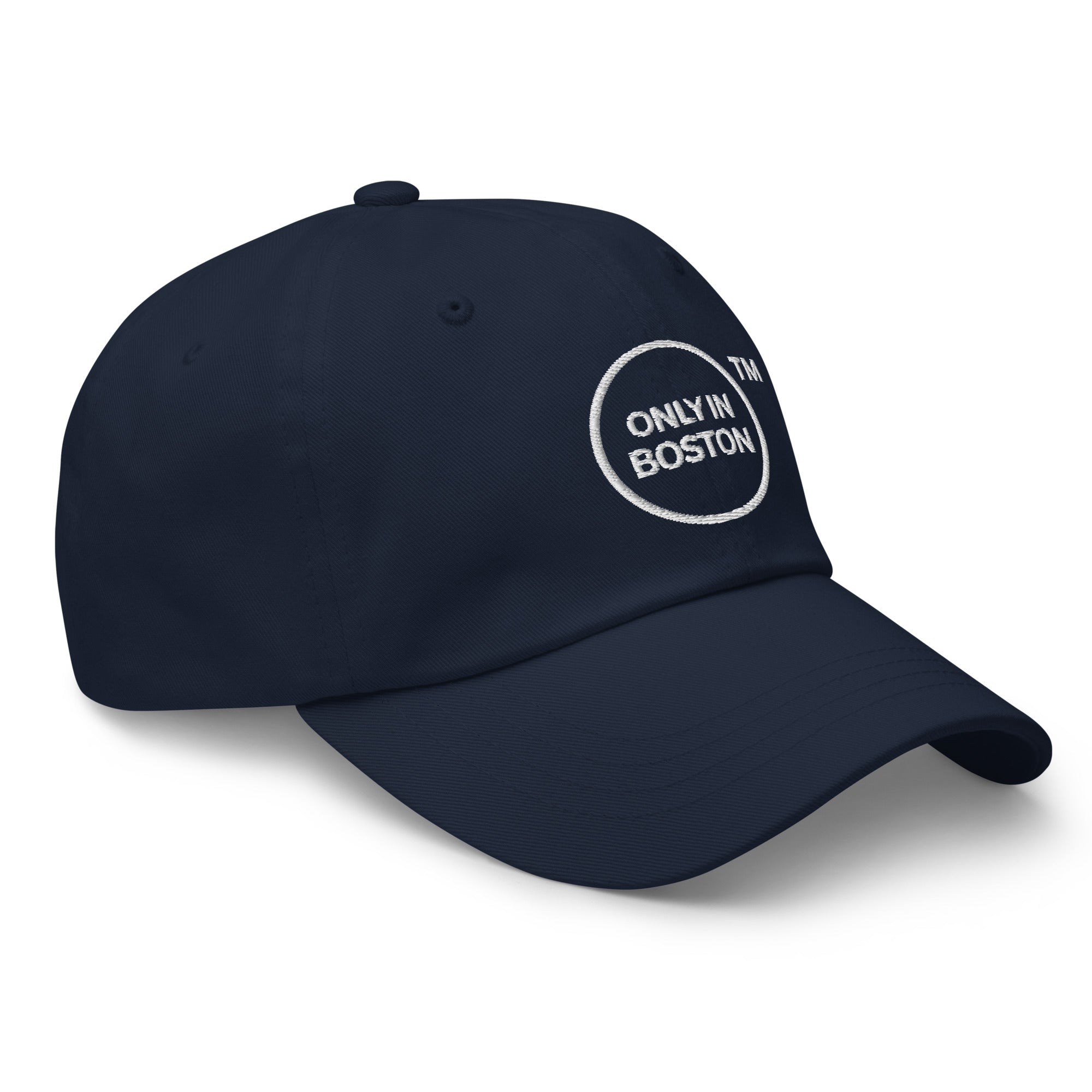 Only In Boston - Full Circle - Dad Hat - Kenmore Navy