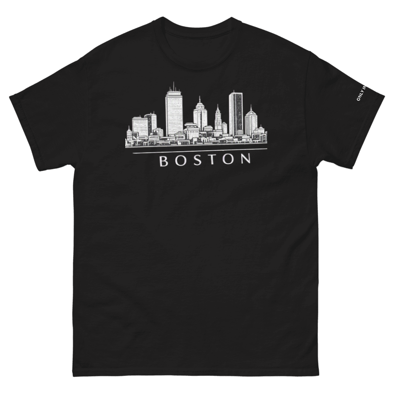 Only In Boston™ | Boston Skyline | Black