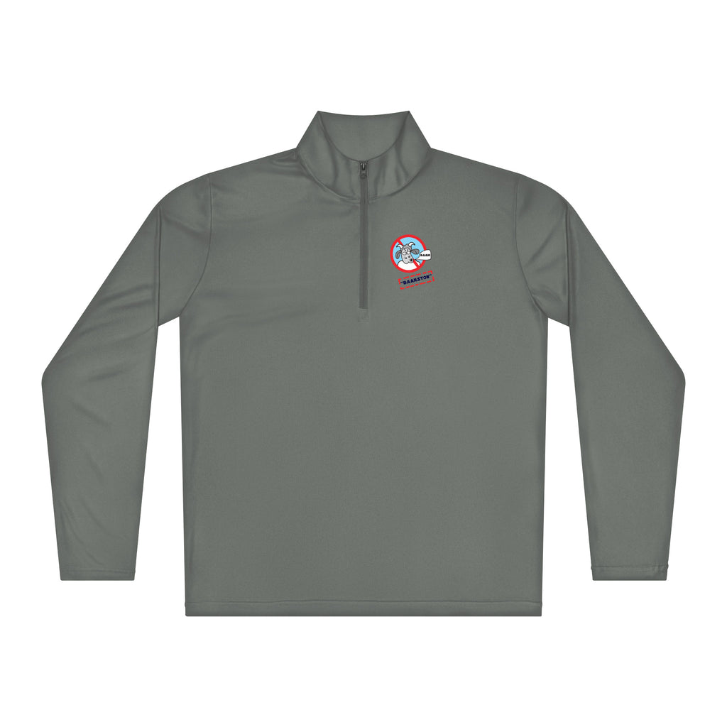 Only In Boston™ | Baah | Quarter Zip Pull Over | Comm Ave Grey