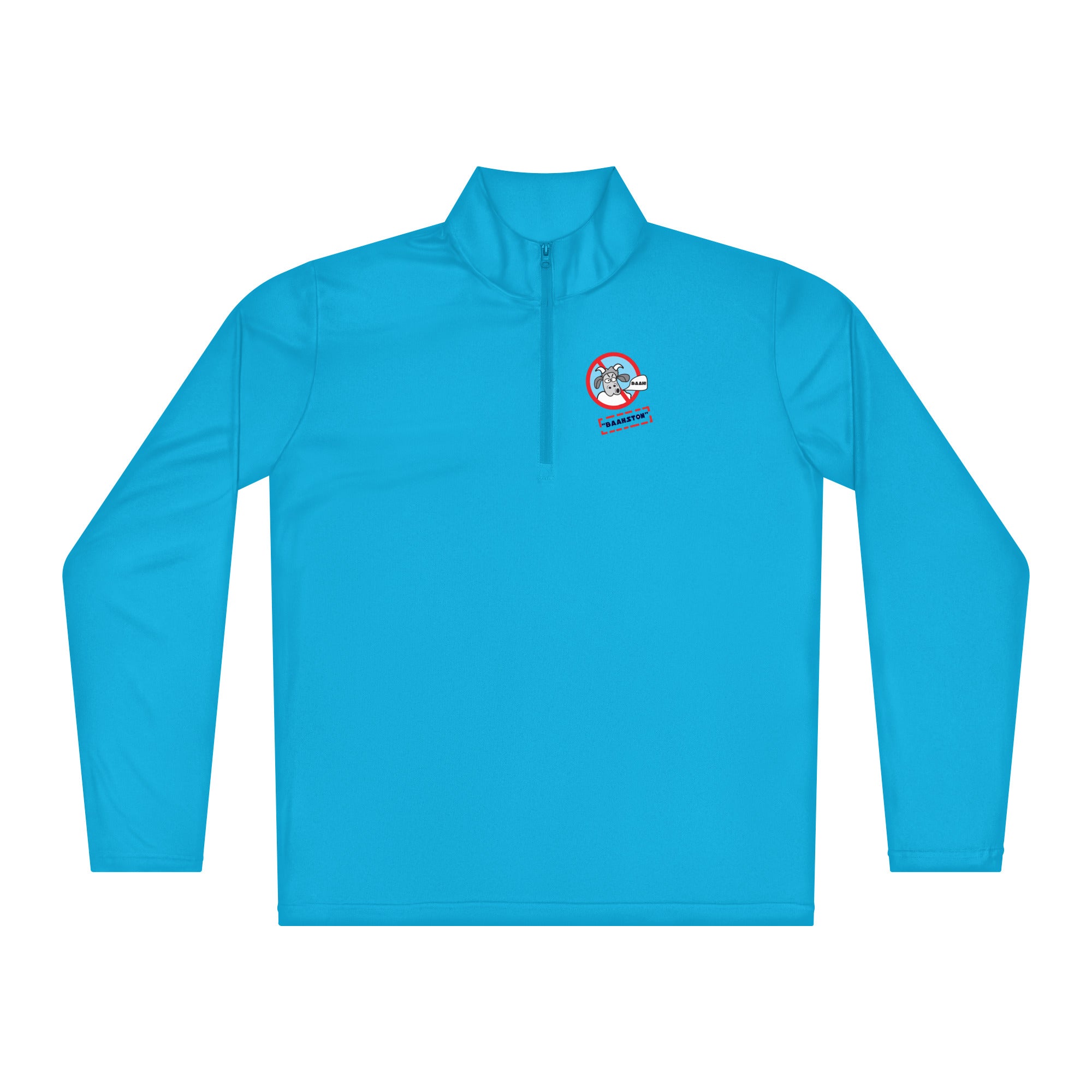 Only In Boston™ | Baah | Quarter Zip Pull Over | New England Teal
