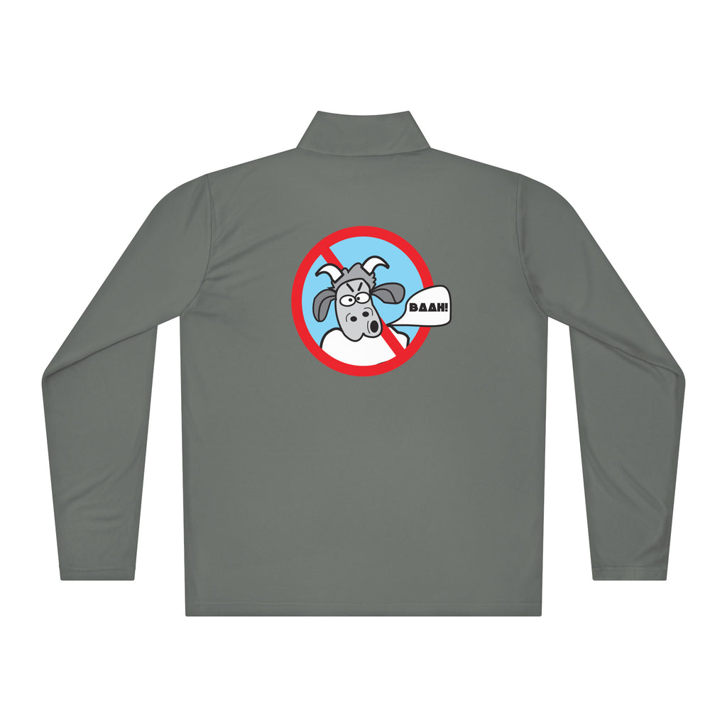 Only In Boston™ | Baah | Quarter Zip Pull Over | Comm Ave Grey