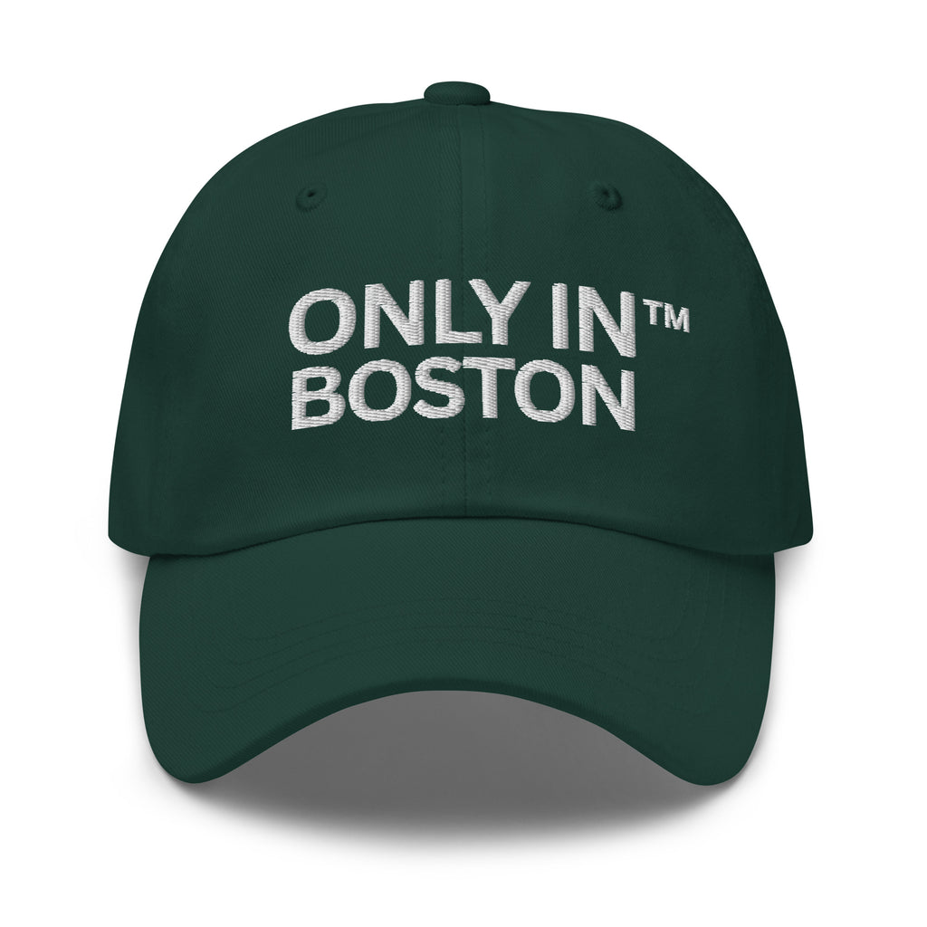 Only In Boston - City Life - Dad Hat - Irish Green