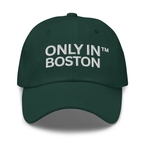 Only In Boston - City Life - Dad Hat - Irish Green