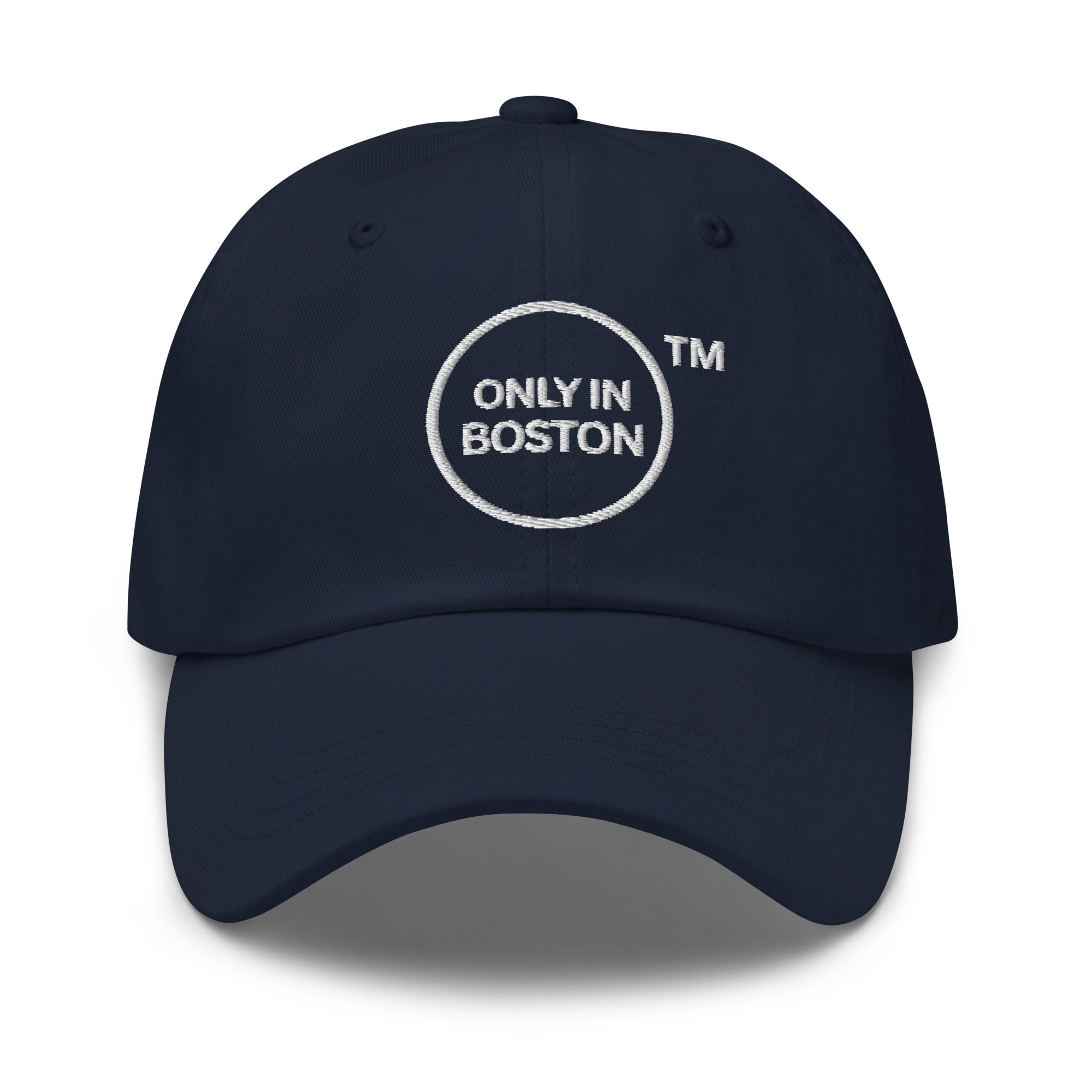 Only In Boston - Full Circle - Dad Hat - Kenmore Navy