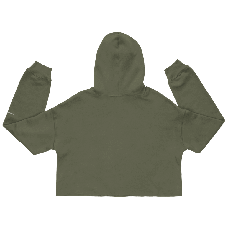 Only In Boston™ | Wicked Smaaht | Crop Top Hoodie | New England Green