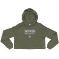 Only In Boston™ | Wicked Smaaht | Crop Top Hoodie | New England Green